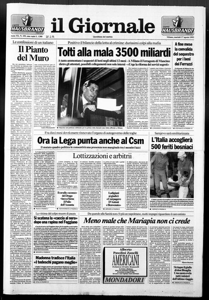 Il giornale : quotidiano del mattino